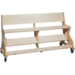 Zitbank Flex 180 cm HPL toplaag ahorn