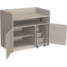 Aankleedtafel Standard 120 ahorn trap rechts
