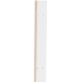 Grondboxelement | Wit, 10 cm, hoekprofiel 90 graden