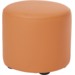 Poefje Robbie 26 cm hoog Ø 30 cm, stof 8x 32M1755 trend oranje