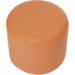 Poefje Robbie 26 cm hoog Ø 30 cm, stof 8x 32M1755 trend oranje