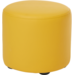 Poefje Robbie 26 cm hoog Ø 30 cm, stof 8x 32M2388 trend geel