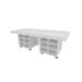 FLL wedstrijdtafel met kastruimte, wit