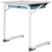 Tafel Gripz, blad met pp-rand 70 x 50 cm, met 2 kunststof laden
