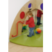 Spiegelhoek met elementen, 120 cm breed, 103 cm hoog