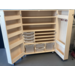 Klapkast Crea ahorn verrijdbaar, 105 x 65 x 146 cm