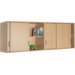 Hangkast met schuifdeuren 100 × 40 × 68 cm, beuken