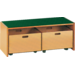 Podiumelement recht 100 × 40 × 35 cm, beuken met Tretford bekleding