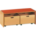 Podiumelement recht 100 × 40 × 35 cm, beuken met Tretford bekleding