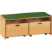 Podiumelement recht 100 × 40 × 35 cm, beuken met Tretford bekleding
