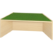 Podiumelement trapezium 100×40×35 cm, Ahorn met Tretford bekleding