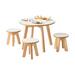 Tafel rond Kowidu 53cm, blad wit