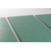 Akoestische PET-vilt wandpanelen, set4, petrol groen, 30x120 cm