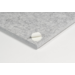 Akoestische PET-vilt wandtegels, set24, combi set grijs,30x30cm