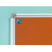 Prikbord Softline profiel 16mm, bulletin oranje, 60x90 cm