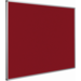 Prikbord Softline profiel 16mm, bulletin rood, 120x180 cm