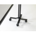 Verrijdbaar Work Board, emailstaal wit, 120x150 cm