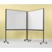 Verrijdbaar Work Board, emailstaal wit, 120x150 cm