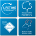 Whiteboard, wit emaille, Softline 8 mm - zwart profiel, 60x90 cm