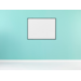 Whiteboard, wit emaille, Softline 8 mm - zwart profiel, 120x180 cm