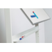 Kantelbord RC10mm profiel, email wit/wit incl. solid onderstel 100x200