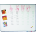 Whitebord emaille 60 x 90 cm, prestige ongemonteerd