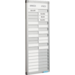 Presentiebord 20 pos. 24 x 52,5 cm incl. 20 blanco naamplaatjes