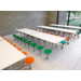 Rechthoekige tafel, 16-zitter 305 x 61 x 150 cm(LxBxH)