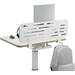 Leitz Ergo Bureau Ophangbord met laptophouder, 80x25 cm