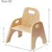 Stoelen - set van 4 (zithoogte 140 mm), PT716