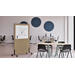 Akoestische whiteboard Silva, 200 x 120 cm, Beige, verrijdbaar