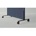 Akoestische whiteboard Silva, 200 x 120 cm, Blauw, verrijdbaar
