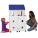 Klip Klap poppenhuis H115xB150xD37,5 cm dak