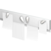 Info Rail magnetisch wit, 200 cm, incl. bevestigingsmateriaal