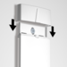 Card Rail wit, 114 cm, inclusief bevestigingsmateriaal en magneetjes