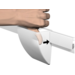 Opbergbakclip wit
