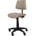 Stoel zithoogte 43-57 cm, luxe kunstleder Taupe/08