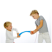 Safe 'n Sound hoofdtelefoon blauw, met afneembare textiel kabel
