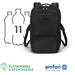 Lumaz Backpack COMPANION 13-16" zwart