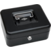 Geldkoffer met slot 20 x 16 x 9 cm zwart