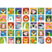 Beloningsstickers Wilde Dieren 036 35 motieven, 700 stickers