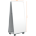 Whiteboard Nobo Move&Meet basis set afneembaar en draagbaar whiteboard grijs