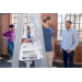 Whiteboard Nobo Move&Meet basis set afneembaar en draagbaar whiteboard grijs