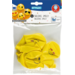 Ballonnen Smiley geel, 10 stuks