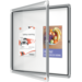 Binnenvitrine Nobo draaideur met slot 6 x A4