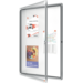 Binnenvitrine Nobo draaideur met slot 9 x A4