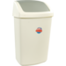 Afvalbak Swing 50L zilver/antraciet