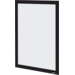 Posterframe Nobo Zelfklevende magnetische kader A4 zwart, set 2 stuks
