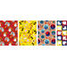 Cadeaupapier Sint assorti 70 x 200 cm, 3 rollen inclusief etiketten