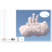 Schriften 24 lijnen, wolken, 16,5 x 21 cm, 80 gr (25 stuks)